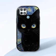 Ucuc Oppo A15/A15S Uyumlu Darbe Emici Kamera Korumalı Siyah Silikon Kılıf