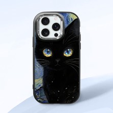 Ucuc iPhone 16 Pro Uyumlu Darbe Emici Kamera Korumalı Siyah Silikon Kılıf