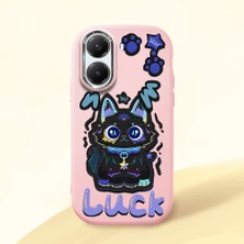 Ucuc Poco X7 Pro Uyumlu Darbe Emici Kamera Korumalı Pembe Silikon Kılıf