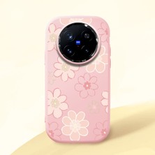 Ucuc Vivo X200 Pro Uyumlu Darbe Emici Kamera Korumalı Pembe Silikon Kılıf
