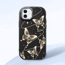 Ucuc iPhone 12 Mini Uyumlu Darbe Emici Kamera Korumalı Siyah Silikon Kılıf