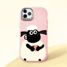 Ucuc iPhone 11 Pro Uyumlu Darbe Emici Kamera Korumalı Pembe Silikon Kılıf