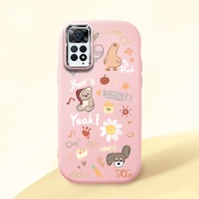 Ucuc Redmi Note 12 Pro 4g Uyumlu Darbe Emici Kamera Korumalı Pembe Silikon Kılıf