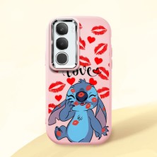 Ucuc Vivo Y19S 4G/Y19S Pro Uyumlu Darbe Emici Kamera Korumalı Pembe Silikon Kılıf