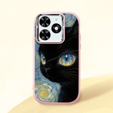 Ucuc Infinix Smart 8/8 Pro Uyumlu Darbe Emici Kamera Korumalı Pembe Silikon Kılıf