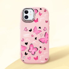 Ucuc iPhone 11 Uyumlu Darbe Emici Kamera Korumalı Pembe Silikon Kılıf