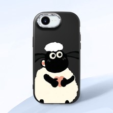 Ucuc iPhone 16E Uyumlu Darbe Emici Kamera Korumalı Siyah Silikon Kılıf