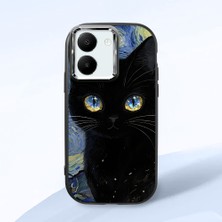 Ucuc Vivo Y77T/Y78M Uyumlu Darbe Emici Kamera Korumalı Siyah Silikon Kılıf