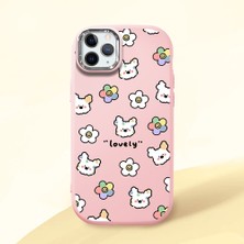 Ucuc iPhone 11 Pro Uyumlu Darbe Emici Kamera Korumalı Pembe Silikon Kılıf