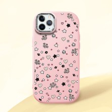 Ucuc iPhone 11 Pro Max Uyumlu Darbe Emici Kamera Korumalı Pembe Silikon Kılıf