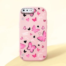 Ucuc iPhone 7 Plus/8 Plus Uyumlu Darbe Emici Kamera Korumalı Pembe Silikon Kılıf