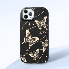 Ucuc iPhone 11 Pro Max Uyumlu Darbe Emici Kamera Korumalı Siyah Silikon Kılıf