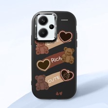 Ucuc Redmi Note 13 Pro Plus+ 5g Uyumlu Darbe Emici Kamera Korumalı Siyah Silikon Kılıf