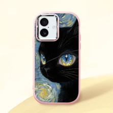 Ucuc iPhone 16 Uyumlu Darbe Emici Kamera Korumalı Pembe Silikon Kılıf