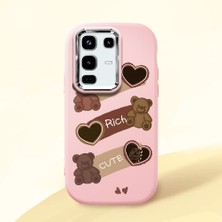 Ucuc Infinix Note 50/note 50 Pro Uyumlu Darbe Emici Kamera Korumalı Pembe Silikon Kılıf