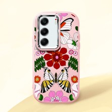 Ucuc Tecno Camon 40(Cm5) Uyumlu Darbe Emici Kamera Korumalı Pembe Silikon Kılıf