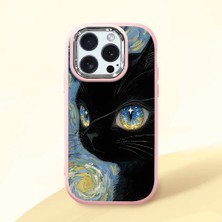 Ucuc iPhone 15 Pro Uyumlu Darbe Emici Kamera Korumalı Pembe Silikon Kılıf