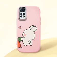 Ucuc Redmi Note 12 Pro 4g Uyumlu Darbe Emici Kamera Korumalı Pembe Silikon Kılıf