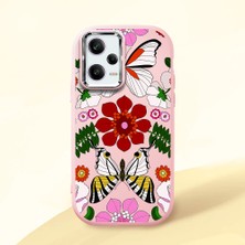 Ucuc Redmi Note 12 Pro 5g Uyumlu Darbe Emici Kamera Korumalı Pembe Silikon Kılıf