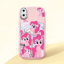 Ucuc iPhone X/xs Uyumlu Darbe Emici Kamera Korumalı Pembe Silikon Kılıf