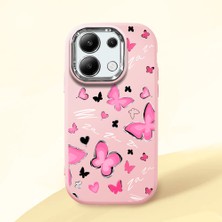 Ucuc Redmi Note 13 4g Uyumlu Darbe Emici Kamera Korumalı Pembe Silikon Kılıf