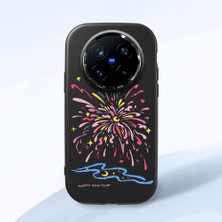 Ucuc Vivo X200 Pro Uyumlu Darbe Emici Kamera Korumalı Siyah Silikon Kılıf