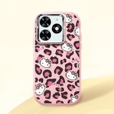 Ucuc Infinix Smart 8/8 Pro Uyumlu Darbe Emici Kamera Korumalı Pembe Silikon Kılıf