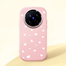 Ucuc Vivo X200 Pro Uyumlu Darbe Emici Kamera Korumalı Pembe Silikon Kılıf