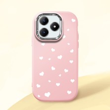 Ucuc Realme C63 4G/C61 Uyumlu Darbe Emici Kamera Korumalı Pembe Silikon Kılıf
