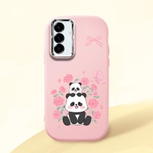 Ucuc Samsung Galaxy A56 Uyumlu Darbe Emici Kamera Korumalı Pembe Silikon Kılıf