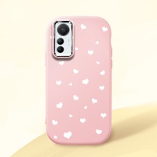 Ucuc Mi 12 Lite Uyumlu Darbe Emici Kamera Korumalı Pembe Silikon Kılıf