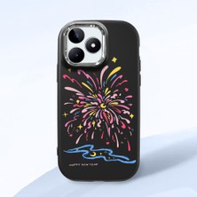 Ucuc Realme C51/C53 Uyumlu Darbe Emici Kamera Korumalı Siyah Silikon Kılıf