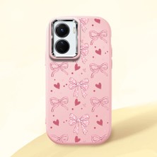 Ucuc Vivo Y16/Y02S Uyumlu Darbe Emici Kamera Korumalı Pembe Silikon Kılıf