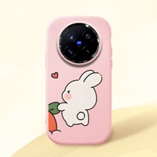 Ucuc Vivo X200 Pro Uyumlu Darbe Emici Kamera Korumalı Pembe Silikon Kılıf