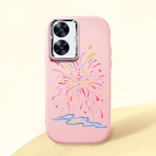 Ucuc Realme C55 Uyumlu Darbe Emici Kamera Korumalı Pembe Silikon Kılıf