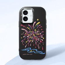 Ucuc iPhone 16 Uyumlu Darbe Emici Kamera Korumalı Siyah Silikon Kılıf
