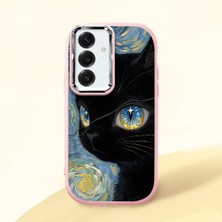 Ucuc Samsung Galaxy S24 Uyumlu Darbe Emici Kamera Korumalı Pembe Silikon Kılıf