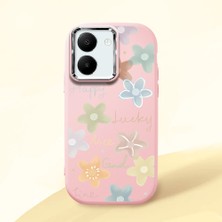 Ucuc Vivo Y36 4g/5g Uyumlu Darbe Emici Kamera Korumalı Pembe Silikon Kılıf