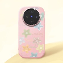 Ucuc Vivo X300 Uyumlu Darbe Emici Kamera Korumalı Pembe Silikon Kılıf