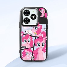 Ucuc Tecno Spark 20/20C Uyumlu Darbe Emici Kamera Korumalı Siyah Silikon Kılıf