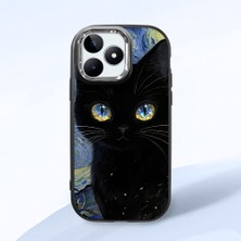Ucuc Realme C51/C53 Uyumlu Darbe Emici Kamera Korumalı Siyah Silikon Kılıf