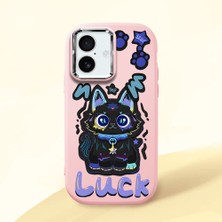 Ucuc iPhone 16 Uyumlu Darbe Emici Kamera Korumalı Pembe Silikon Kılıf