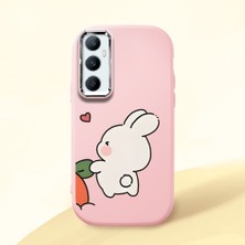 Ucuc Realme C65 4g Uyumlu Darbe Emici Kamera Korumalı Pembe Silikon Kılıf