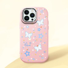 Ucuc iPhone 12/12 Pro Uyumlu Darbe Emici Kamera Korumalı Pembe Silikon Kılıf