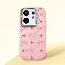 Ucuc Vivo X200 Fe Uyumlu Darbe Emici Kamera Korumalı Pembe Silikon Kılıf