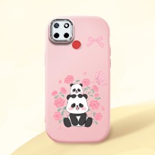 Ucuc Realme C25/C25S Uyumlu Darbe Emici Kamera Korumalı Pembe Silikon Kılıf