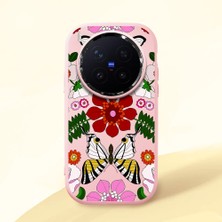Ucuc Vivo X300 Pro Uyumlu Darbe Emici Kamera Korumalı Pembe Silikon Kılıf