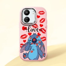 Ucuc Redmi 13C 4g/5g Uyumlu Darbe Emici Kamera Korumalı Pembe Silikon Kılıf