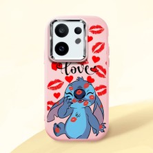 Ucuc Vivo X200 Fe Uyumlu Darbe Emici Kamera Korumalı Pembe Silikon Kılıf