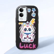 Ucuc Vivo Y04/Y04S Uyumlu Darbe Emici Kamera Korumalı Siyah Silikon Kılıf